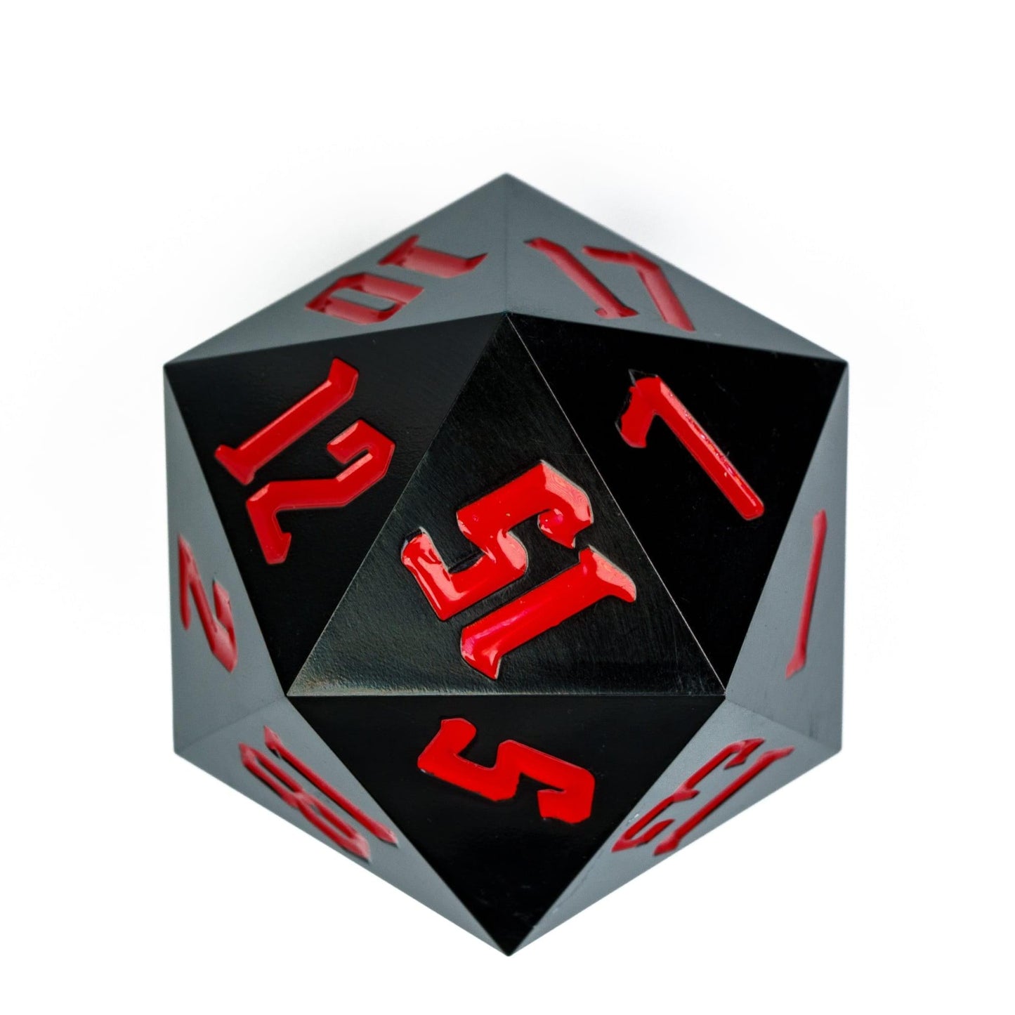 Dado D20 para RPG de Resina 55mm - NERD BEM TRAJADO