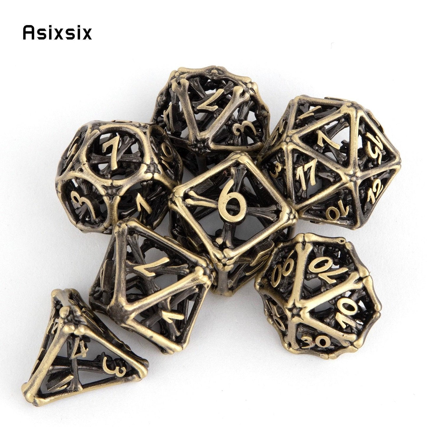 Kit de Dados RPG de Metal - NERD BEM TRAJADO