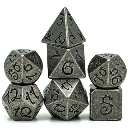 Kit de Dados RPG de Metal - Modelo 05 - NERD BEM TRAJADO