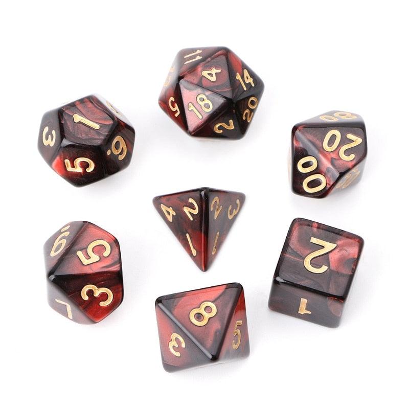 Kit de Dados RPG de Resina - NERD BEM TRAJADO