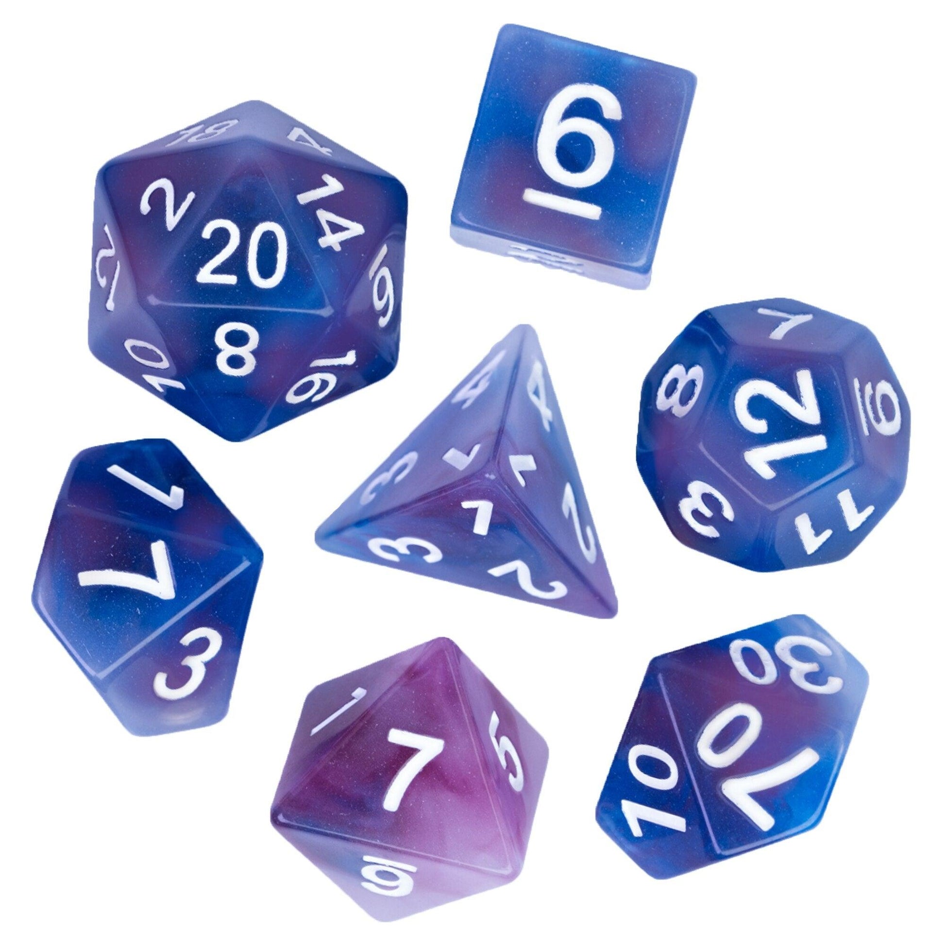 Kit de Dados RPG de Resina - Modelo 09 - NERD BEM TRAJADO