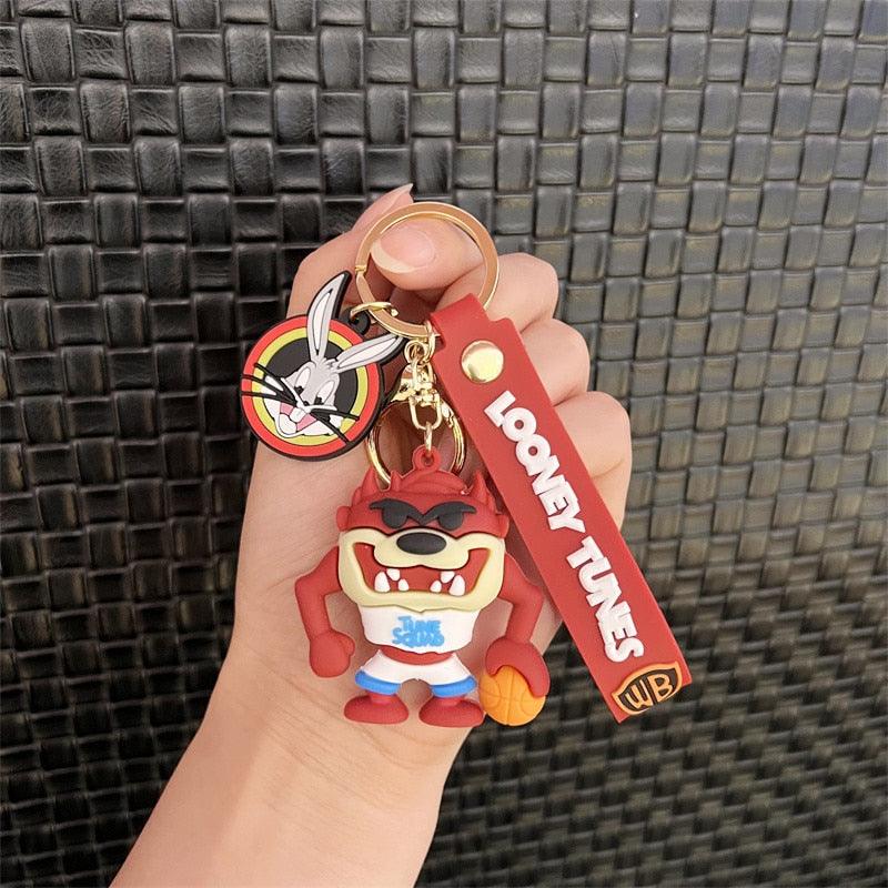 Disney Anime Figure Yosemite Sam Roadrunner Coyote Lola Bunny PVC Doll Keychain Bag Keyring Accessories Kids Toys Birthday Gifts - NERD BEM TRAJADO