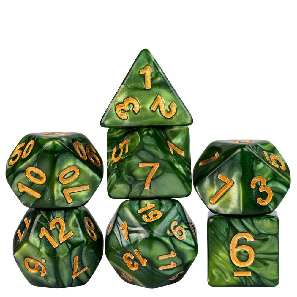 Kit de Dados RPG de Resina - NERD BEM TRAJADO