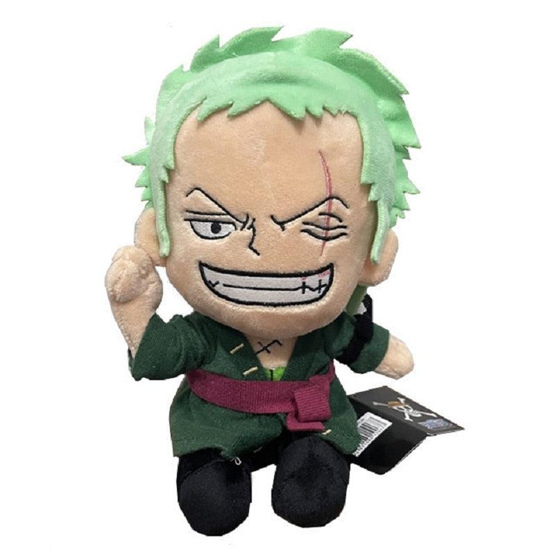 New 25CM One Piece Anime Figures Cosplay Plush Toys Zoro Luffy Chopper Ace Law Cute Doll Cartoon Stuffed Pendants Kids Xmas Gift - NERD BEM TRAJADO