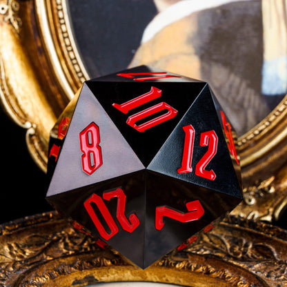 Dado D20 para RPG de Resina 55mm - NERD BEM TRAJADO