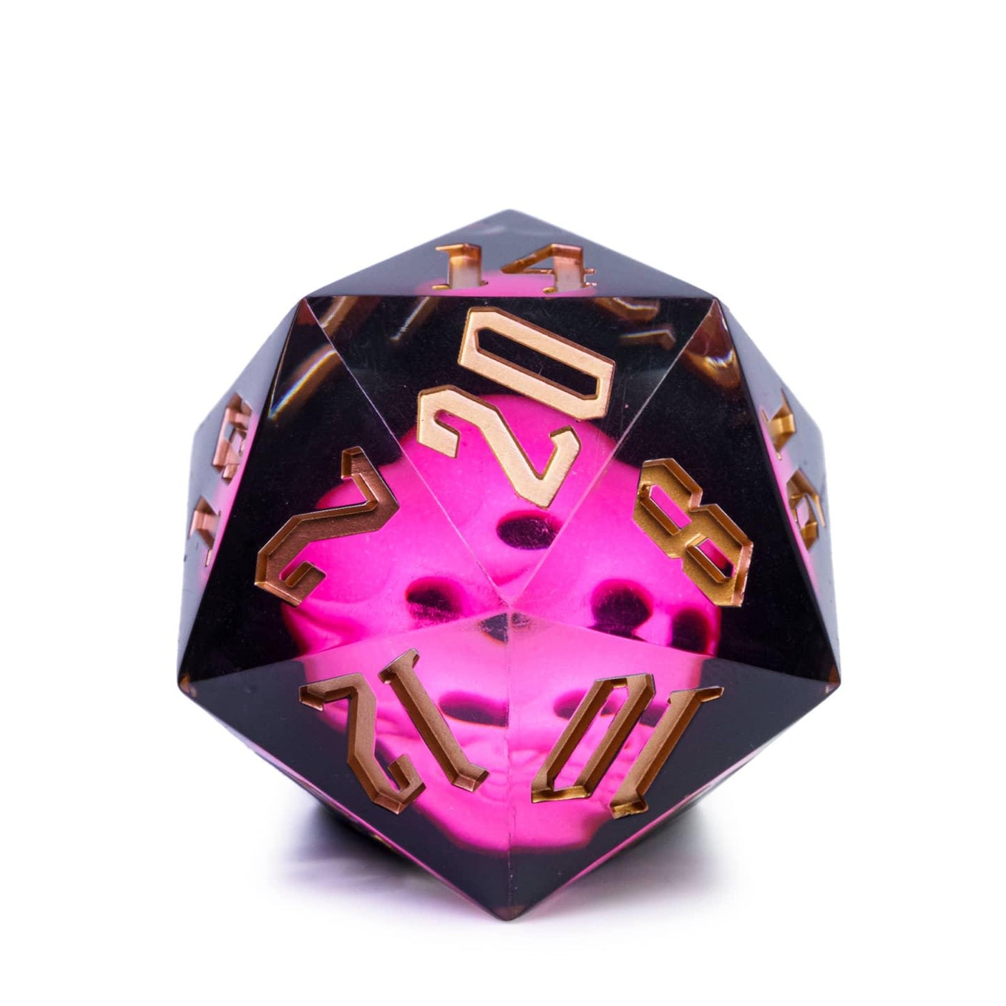 Dado D20 para RPG de Resina 55mm - NERD BEM TRAJADO