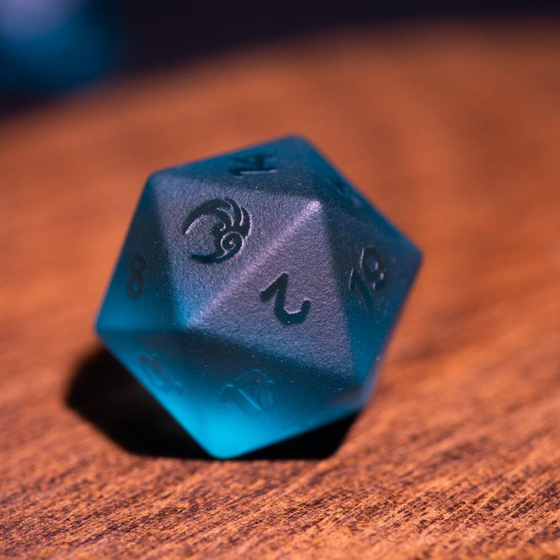 Kit de Dados RPG de Resina Premium - NERD BEM TRAJADO