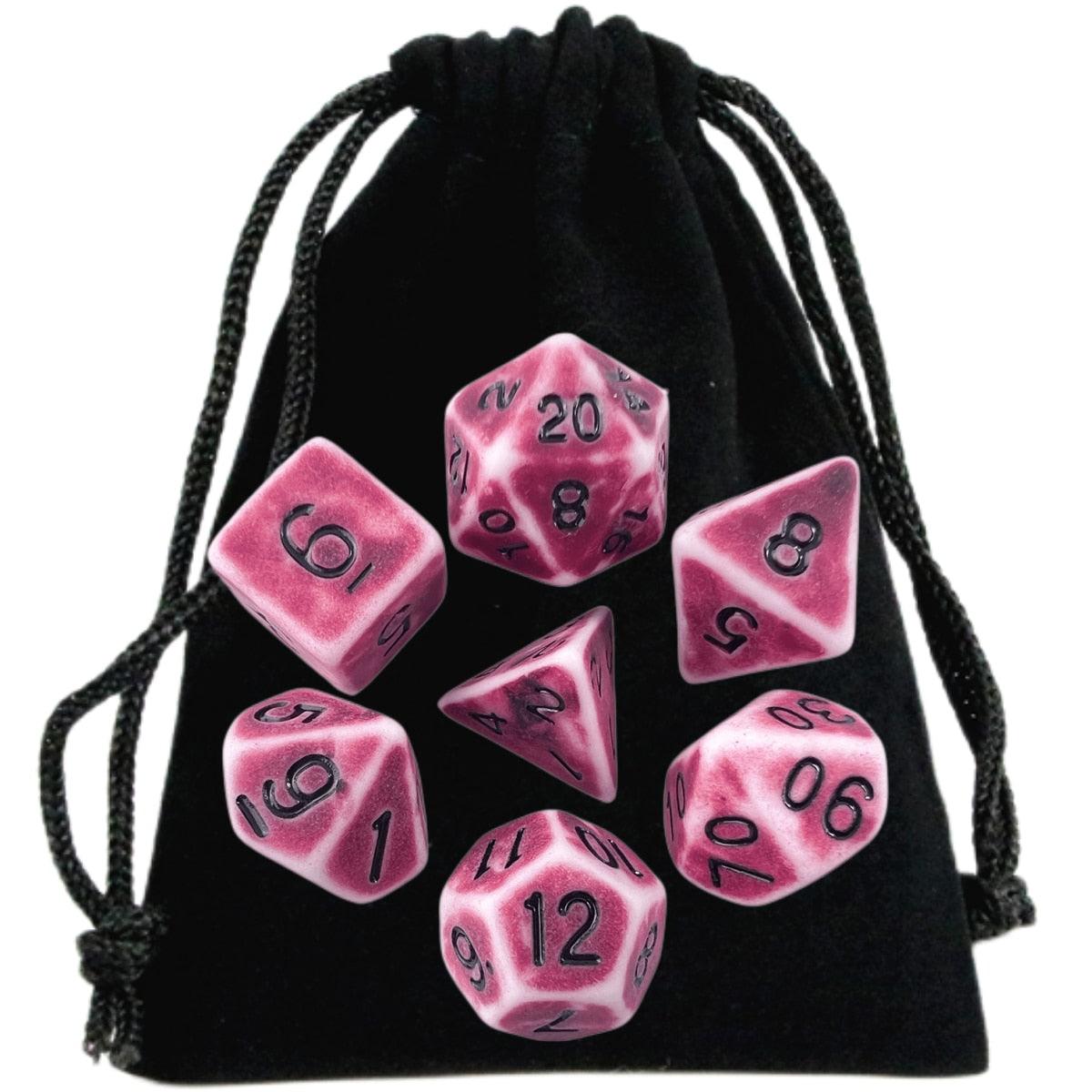 Kit de Dados RPG de Resina - NERD BEM TRAJADO